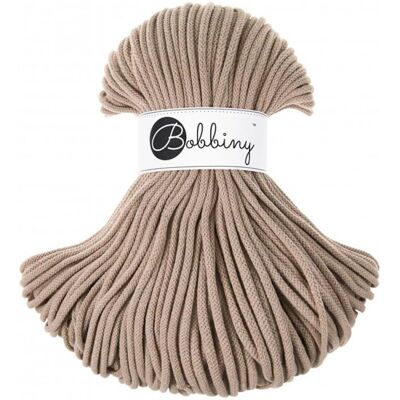 Bobbiny Premium 5 mm Sable - Corde en coton - Publicité Bobbiny Premium 5 mm Sable - Corde en coton - Publicité