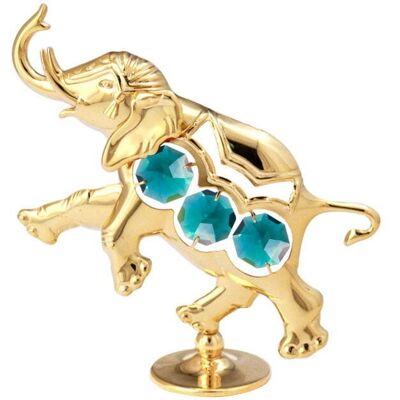 Crystocraft - SŁOŃ/SŁONIK - 24k Gold plated - Figurine Crystocraft - SŁOŃ/SŁONIK - 24k Gold plated - Figurine