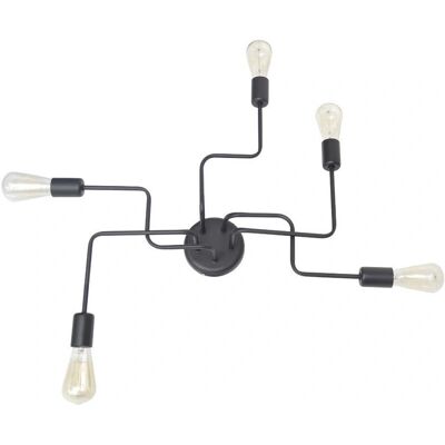 Helam Tube Multi Arm Semi Flush Ceiling Light - Ceiling Light Helam Tube Multi Arm Semi Flush Ceiling Light - Ceiling Light