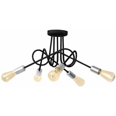Helam Oxford Multi Arm Semi Flush Ceiling Light - Ceiling Light Helam Oxford Multi Arm Semi Flush Ceiling Light - Ceiling Light