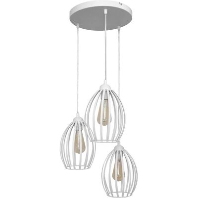 Helam Lighting Dali Cluster Pendant Ceiling Light - White - 38cm - Ceiling Light Helam Lighting Dali Cluster Pendant Ceiling Light - White - 38cm - Ceiling Light