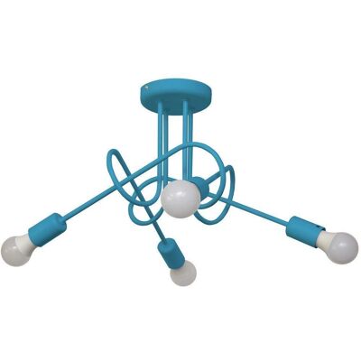 Netlighting Oxford Multi Arm Semi Flush Ceiling Light - Ceiling Light Netlighting Oxford Multi Arm Semi Flush Ceiling Light - Ceiling Light