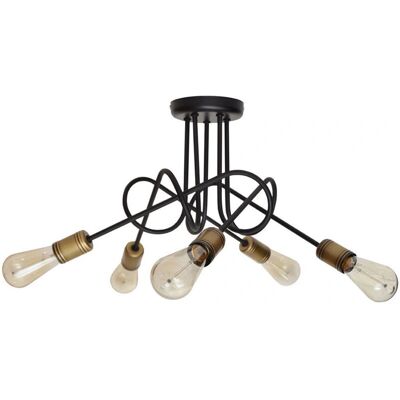 Helam Oxford Multi Arm Semi Flush Ceiling Light - Ceiling Light Helam Oxford Multi Arm Semi Flush Ceiling Light - Ceiling Light