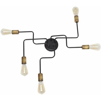 Helam Lighting Helam Tube Multi Arm Semi Flush Ceiling Light - Ceiling Light Helam Lighting Helam Tube Multi Arm Semi Flush Ceiling Light - Ceiling Light