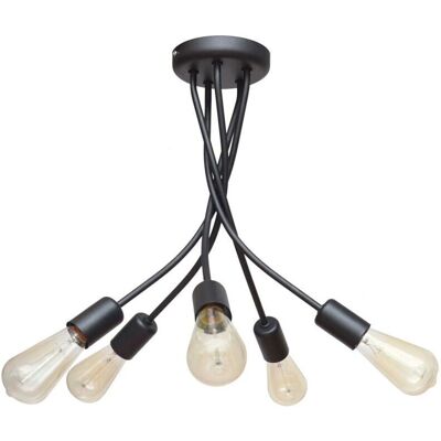 Helam Lighting Harvard Multi Arm Semi Flush Ceiling Light - Ceiling Light Helam Lighting Harvard Multi Arm Semi Flush Ceiling Light - Ceiling Light