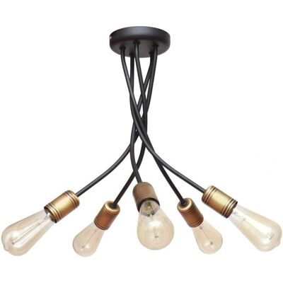 Helam Harvard Multi Arm Ceiling Light - Black Patina - 40cm - Ceiling Light Helam Harvard Multi Arm Ceiling Light - Black Patina - 40cm - Ceiling Light