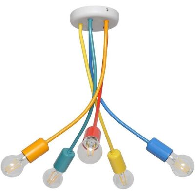 Netlighting Harvard Multi Arm Multi-Coloured Ceiling Light - 40cm - Ceiling Light Netlighting Harvard Multi Arm Multi-Coloured Ceiling Light - 40cm - Ceiling Light