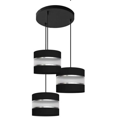 Helam Lighting Helam Helen Cluster Pendant Ceiling Light - Black Silver - 35cm - Ceiling Light Helam Lighting Helam Helen Cluster Pendant Ceiling Light - Black Silver - 35cm - Ceiling Light