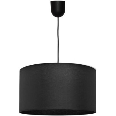 Netlighting Alba Cylindrical Pendant Ceiling Light - Black - 45cm Netlighting Alba Cylindrical Pendant Ceiling Light - Black - 45cm
