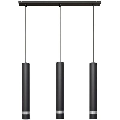 Helam Lighting Tuba 60cm Black Chrome Ceiling Light - Ceiling Light Helam Lighting Tuba 60cm Black Chrome Ceiling Light - Ceiling Light