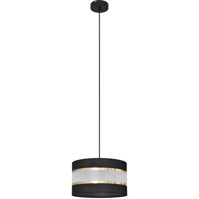 Helam Cylindrical Pendant Light Black Gold - Pendant Ceiling Light Helam Cylindrical Pendant Light Black Gold - Pendant Ceiling Light