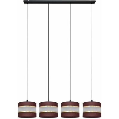 Netlighting Helen Brown Gold Black 100cm Pendant Ceiling Light - Pendant Light Netlighting Helen Brown Gold Black 100cm Pendant Ceiling Light - Pendant Light