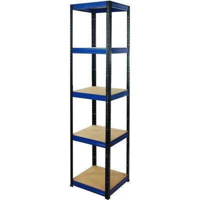Helios - 213x40x40 - Czarny - 5 półek - Regał magazynowy Helios - 213x40x40 - Czarny - 5 półek - Regał magazynowy