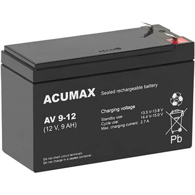 Akumulator EMU 12V 9Ah - AGM VRLA T2 - Typ produktu Akumulator EMU 12V 9Ah - AGM VRLA T2 - Typ produktu