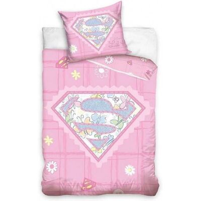 Ensemble de Literie Warner Bros Superbaby Rose 100x135cm - Publicité Ensemble de Literie Warner Bros Superbaby Rose 100x135cm - Publicité