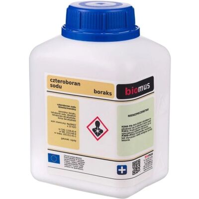 Biomus Borax 500g - Natriumtetraborat-Decahydrat - Industriequalität Biomus Borax 500g - Natriumtetraborat-Decahydrat - Industriequalität