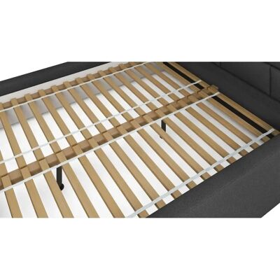 Selsey Bett mit Polsterrahmen, Chenille-Bezug in Hellbeige - Bett Selsey Bett mit Polsterrahmen, Chenille-Bezug in Hellbeige - Bett
