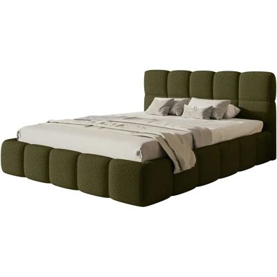 Selsey - Cloudy - Olivgrün Bouclé - 180x200 cm - Bed Selsey - Cloudy - Olivgrün Bouclé - 180x200 cm - Bed