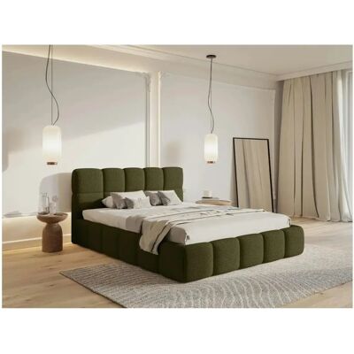 Selsey Cloudy - Olivgrün - 160x200 cm - Bett Selsey Cloudy - Olivgrün - 160x200 cm - Bett
