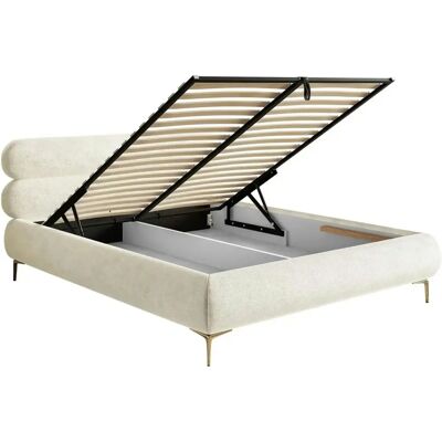 Selsey - Roule - Crème blanc - 140x200 cm - Bed - Publicité Selsey - Roule - Crème blanc - 140x200 cm - Bed - Publicité