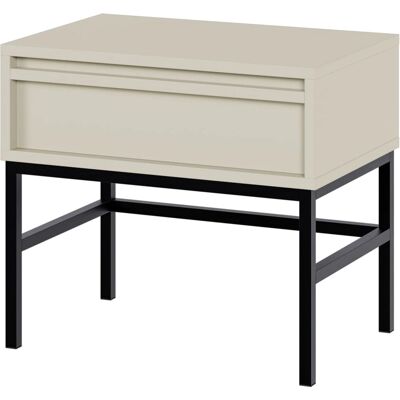 Comodino Selsey Evo - 50cm, Con cassetto, Struttura in acciaio Comodino Selsey Evo - 50cm, Con cassetto, Struttura in acciaio