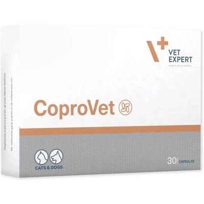 VEE VET EXPERT CoproVet - Přípravek pro zvířata - 30 kapslí VEE VET EXPERT CoproVet - Přípravek pro zvířata - 30 kapslí