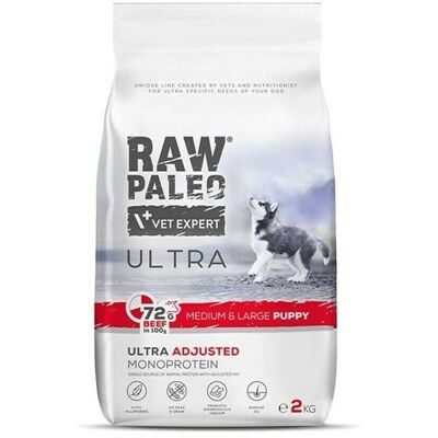 RAW PALEO Ultra Beef Medium&Large Puppy - Karma dla psów RAW PALEO Ultra Beef Medium&Large Puppy - Karma dla psów
