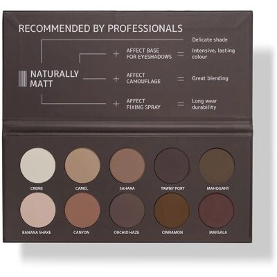 Affect Naturally Matt Palette di Ombre 10x2 g - Palette di ombre Affect Naturally Matt Palette di Ombre 10x2 g - Palette di ombre