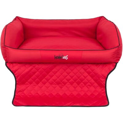 HOBBYDOG Royal Trunk Dog Bed - Small/Medium, Red, Oxford Fabric HOBBYDOG Royal Trunk Dog Bed - Small/Medium, Red, Oxford Fabric