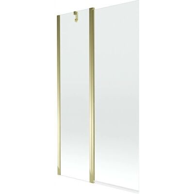Mampara de Bañera Global - 100x150cm Vidrio Transparente - Perfil Dorado Mampara de Bañera Global - 100x150cm Vidrio Transparente - Perfil Dorado