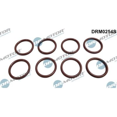 Dr.motor Automotive Guarnizione iniettore Opel Astra Corsa - Set di anelli di tenuta Dr.motor Automotive Guarnizione iniettore Opel Astra Corsa - Set di anelli di tenuta