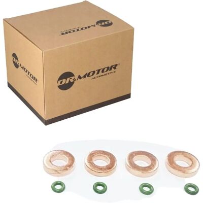Dr.Motor Brandstofinspuiter Pakking Set - 4 Stuks voor Renault Dacia Nissan Dr.Motor Brandstofinspuiter Pakking Set - 4 Stuks voor Renault Dacia Nissan