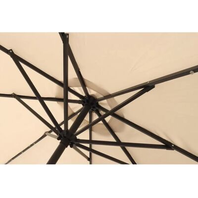 SASKA GARDEN Parasol - beige - 300 x 245 cm - acier avec éclairage - Publicité SASKA GARDEN Parasol - beige - 300 x 245 cm - acier avec éclairage - Publicité