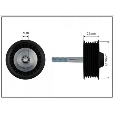 Polea de correa acanalada - Idler Pulley Polea de correa acanalada - Idler Pulley