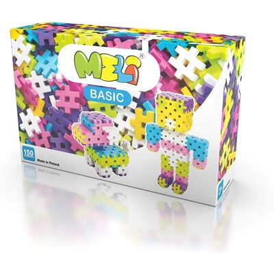 MELI Basic PASTEL 150 - Bouwstenen Set MELI Basic PASTEL 150 - Bouwstenen Set