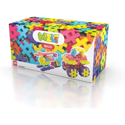 Smartmax Meli Maxi 100 - Edukacyjne Klocki Budowlane Smartmax Meli Maxi 100 - Edukacyjne Klocki Budowlane