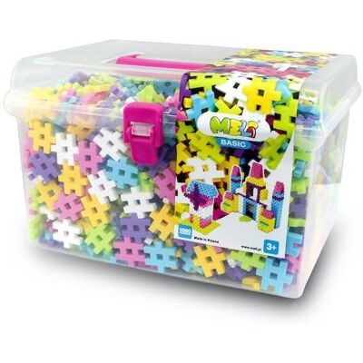Meli - Basic Pink Travel Box - Różowy - 1000 elementów - Puzzle Meli - Basic Pink Travel Box - Różowy - 1000 elementów - Puzzle