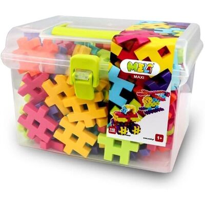 Meli Maxi Travel Box 110 - Klocki konstrukcyjne Meli Maxi Travel Box 110 - Klocki konstrukcyjne