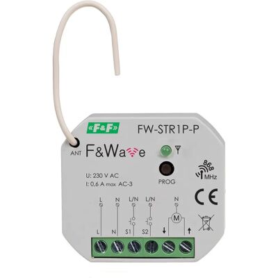 Controlador remoto para persianas F&F - Multifuncional 230V AC/DC Controlador remoto para persianas F&F - Multifuncional 230V AC/DC