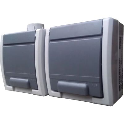 Prise double Schuko Elektro-Plast Aquant - Étanche IP65 - Publicité Prise double Schuko Elektro-Plast Aquant - Étanche IP65 - Publicité