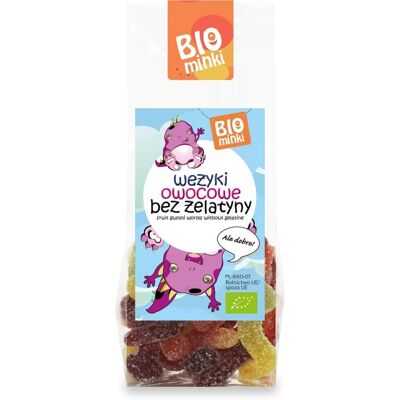 BIOMINKA Organiczne żelki owocowe - Bez żelatyny 100g BIOMINKA Organiczne żelki owocowe - Bez żelatyny 100g