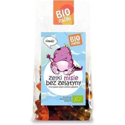 BIOMINKI Organiczne żelki bez żelatyny - 100 g BIOMINKI Organiczne żelki bez żelatyny - 100 g
