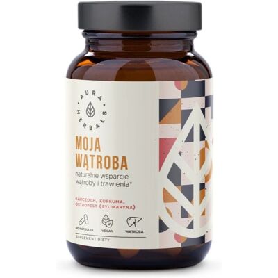 Aura Herbals Mein Leber - Artischocke, Mariendistel, Kurkuma - 60 Kapseln Aura Herbals Mein Leber - Artischocke, Mariendistel, Kurkuma - 60 Kapseln
