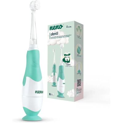 Periuță electrică pentru copii NENO Denti Mint - Moale, 4 capete, Rezistentă la apă Periuță electrică pentru copii NENO Denti Mint - Moale, 4 capete, Rezistentă la apă