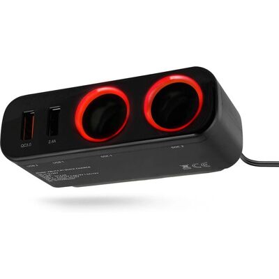 Xblitz R1 Auto-Ladegerät - Quick Charge 3.0, Dual USB, 12/24V Xblitz R1 Auto-Ladegerät - Quick Charge 3.0, Dual USB, 12/24V