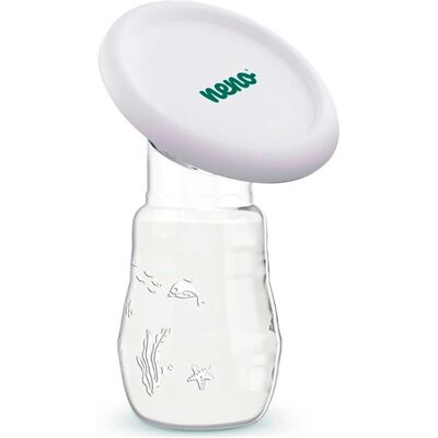 Neno Milk Collector - 100ml - Silicone - White - Breast Milk Collector - Baby Bottle Neno Milk Collector - 100ml - Silicone - White - Breast Milk Collector - Baby Bottle