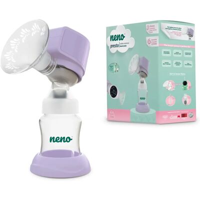 NENO Presto Violet Bærbar trådløs elektrisk brystpumpe - Brystpumpe NENO Presto Violet Bærbar trådløs elektrisk brystpumpe - Brystpumpe