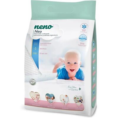 Neno Neo 10pcs Underpads - Protective, Disposable, Large Neno Neo 10pcs Underpads - Protective, Disposable, Large
