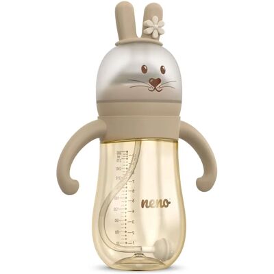 NENO Mio Braun Babyflasche - 3-in-1 Anti-Kolik, Langlebig, BPA-frei NENO Mio Braun Babyflasche - 3-in-1 Anti-Kolik, Langlebig, BPA-frei