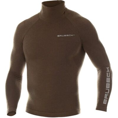 BRUBECK - Ranger Wool - Khaki - S - Thermal shirt BRUBECK - Ranger Wool - Khaki - S - Thermal shirt